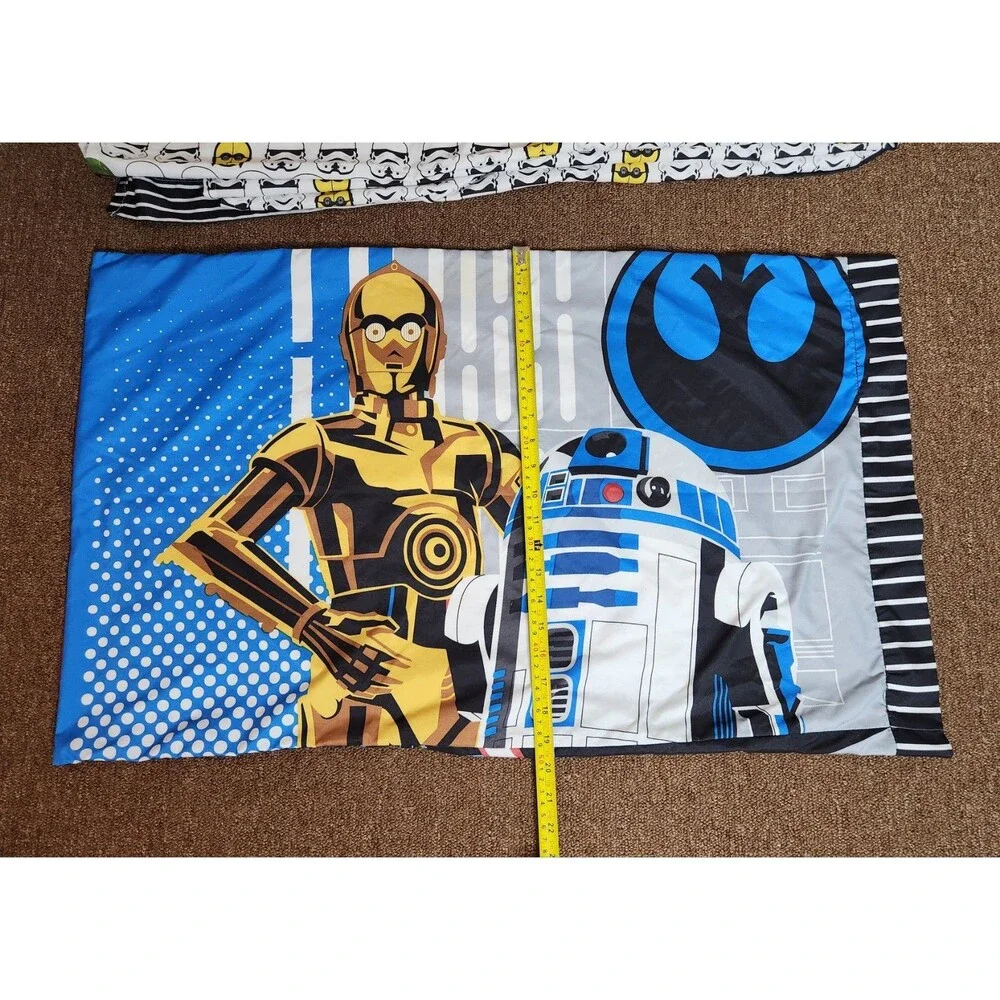 Kohls Star Wars Twin Sheet & Double Sided Pillow Cases, Light & Dark Side